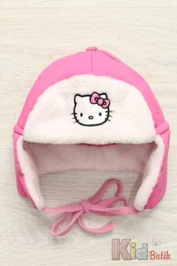 Купити Шапка-вушанка для дівчинки Hello Kitty Ugr-528 в на КідБутік Шапка-вушанка для дівчинки Hello Kitty Ugr-528 в