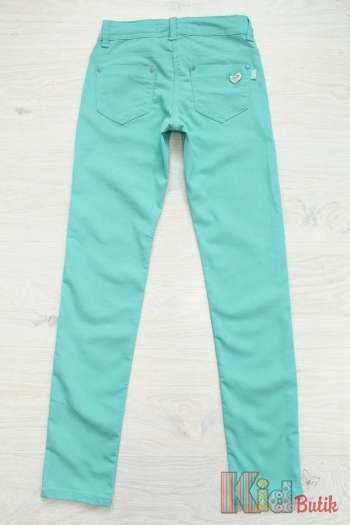 Купити Штани слім для дівчинки бірюзового кольору A-yugi Jeans Т16-127(7263) З на КідБутік Штани слім для дівчинки бірюзового кольору A-yugi Jeans Т16-127(7263) З