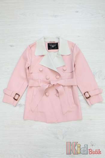 Купить Плащ для девочки светло-розового цвета из экокожи Zarv Kids И16-88Рз З на КидБутик Плащ для девочки светло-розового цвета из экокожи Zarv Kids И16-88Рз З