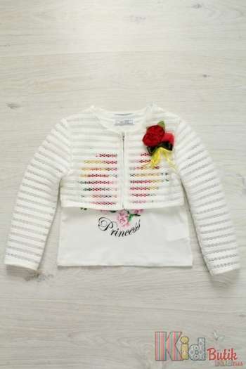 Купить Костюм 3-ка для девочки ( футболка+юбка+жакет) Micro Мк16-23(2575) Э на КидБутик Костюм 3-ка для девочки ( футболка+юбка+жакет) Micro Мк16-23(2575) Э