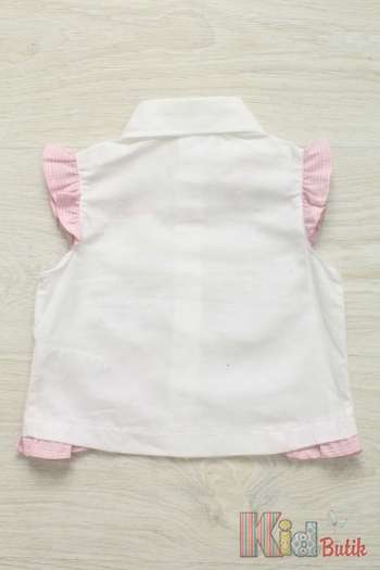 Купить Блуза с яркими пуговками для девочки Wenice W4145(BB23695) в на КидБутик Блуза с яркими пуговками для девочки Wenice W4145(BB23695) в