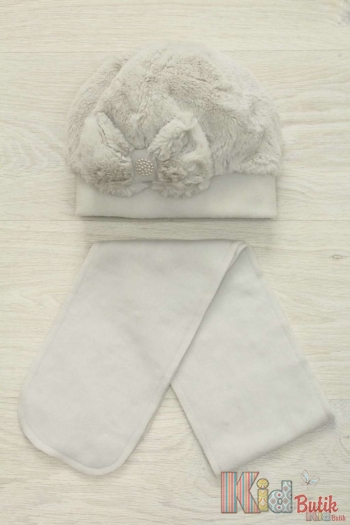 Купить Набор для девочки(шапка + шарф) Pupill А1359 л на КидБутик Набор для девочки(шапка + шарф) Pupill А1359 л