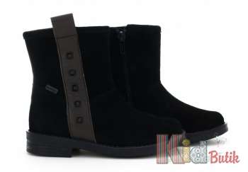 Сапоги короткие черного цвета Bartek р-94016 W72
