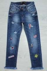 Купить Джинсы прямые для девочки A-yugi Jeans Т17-23(6436) л на КидБутик Джинсы прямые для девочки A-yugi Jeans Т17-23(6436) л