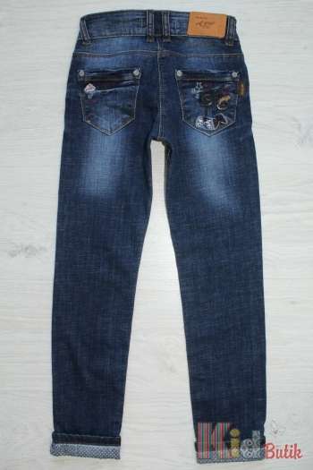 Купити Джинси скіні для дівчинки з модними рваними колінками A-yugi Jeans Т17-22(6434) л на КідБутік Джинси скіні для дівчинки з модними рваними колінками A-yugi Jeans Т17-22(6434) л