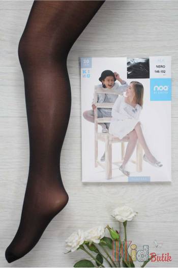 Купить Колготки капроновые для девочки Ala черные 20den Knittex DR0006ч на КидБутик Колготки капроновые для девочки Ala черные 20den Knittex DR0006ч