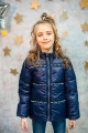 Купить Куртка синего цвета с жемчужинами и стразами Trestelle И17-91Сн на КидБутик Куртка синего цвета с жемчужинами и стразами Trestelle И17-91Сн