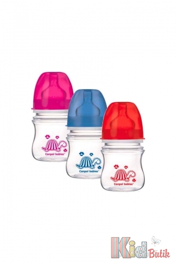 Купити Пляшка з широким отвором антиколікова EasyStart Canpol babies 35/205 на КідБутік Пляшка з широким отвором антиколікова EasyStart Canpol babies 35/205