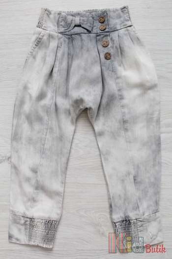 Купити Капрі галіфе сірого кольору для дівчинки A-yugi Jeans Т1564Ср на КідБутік Капрі галіфе сірого кольору для дівчинки A-yugi Jeans Т1564Ср