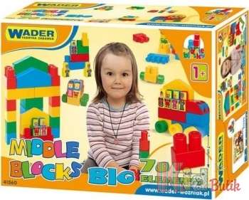 Купить Конструктор "Middle Blocks" Wader 41560 Л на КидБутик Конструктор "Middle Blocks" Wader 41560 Л