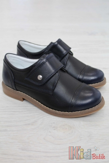 Купить Туфли темно-синего цвета для мальчика Bartek 17-28634/SZ/1CP на КидБутик Туфли темно-синего цвета для мальчика Bartek 17-28634/SZ/1CP