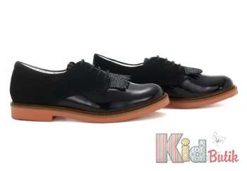 Купить Лоферы на шнурках для девочки Bartek 17-28597/SZ/L9 на КидБутик Лоферы на шнурках для девочки Bartek 17-28597/SZ/L9