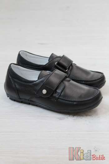 Купить Туфли чёрного цвета на липучке для мальчика Bartek 17-28656/SZ/Z80 на КидБутик Туфли чёрного цвета на липучке для мальчика Bartek 17-28656/SZ/Z80