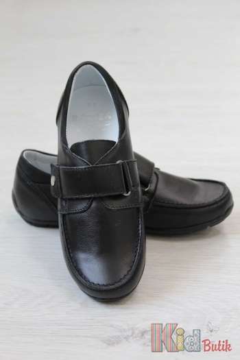 Купить Туфли чёрного цвета на липучке для мальчика Bartek 17-28656/SZ/Z80 на КидБутик Туфли чёрного цвета на липучке для мальчика Bartek 17-28656/SZ/Z80