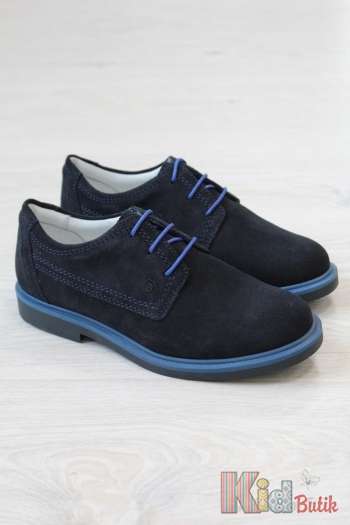 Купити Туфлі синього кольору на шнурках для хлопчика Bartek 17-28517/SZ/J30 на КідБутік Туфлі синього кольору на шнурках для хлопчика Bartek 17-28517/SZ/J30