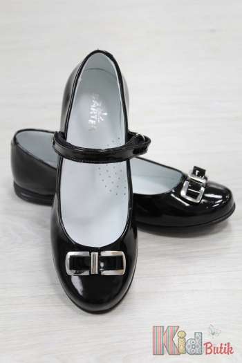 Купить Туфли классические лаковые с бантиком Bartek 17-28554/SZ-L3 на КидБутик Туфли классические лаковые с бантиком Bartek 17-28554/SZ-L3