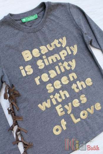 Купити Реглан "Beauty is Love" Cichlid Ч17-237Ср (2101-012) на КідБутік Реглан "Beauty is Love" Cichlid Ч17-237Ср (2101-012)