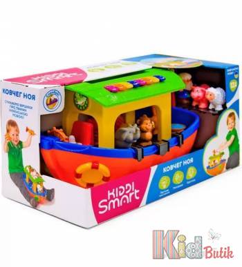 Купить Игровой набор - Ноев Ковчег (на колесах, озвуч. укр. яз.) Kiddieland 06340 на КидБутик Игровой набор - Ноев Ковчег (на колесах, озвуч. укр. яз.) Kiddieland 06340