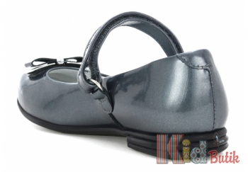 Купить Туфли лаковые серого цвета для девочки Bartek 18-28554/SZ/L5 на КидБутик Туфли лаковые серого цвета для девочки Bartek 18-28554/SZ/L5