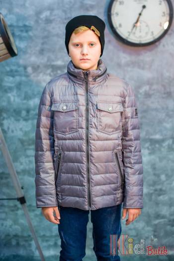 Купить Куртка демисезонная серого цвета для мальчика Snowimage СН18-4(404/9500) на КидБутик Куртка демисезонная серого цвета для мальчика Snowimage СН18-4(404/9500)