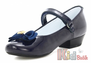 Купити Туфлі синього кольору для дівчинки Bartek 18-25636/SZ/L1 на КідБутік Туфлі синього кольору для дівчинки Bartek 18-25636/SZ/L1