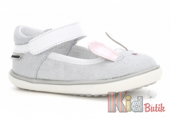 Купить Туфли серебристого цвета с ушками для девочки Bartek 18-31908/1N9 на КидБутик Туфли серебристого цвета с ушками для девочки Bartek 18-31908/1N9