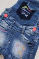Купить Комбинезон джинсовый для девочки A-yugi Jeans Аю18-35 на КидБутик Комбинезон джинсовый для девочки A-yugi Jeans Аю18-35 - фото 2