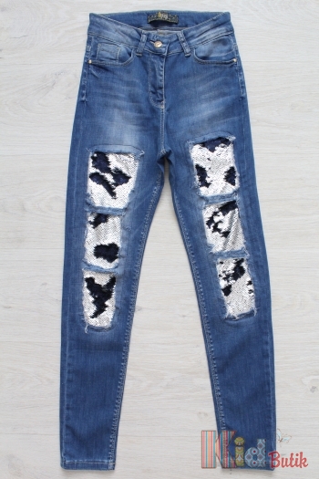 Купити Джинси скіні для дівчинки з улюбленими паєтками A-yugi Jeans Аю18-36(9074) на КідБутік Джинси скіні для дівчинки з улюбленими паєтками A-yugi Jeans Аю18-36(9074)
