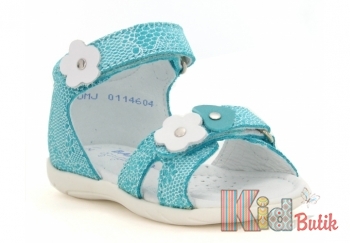 Босоножки голубого цвета  для маленькой девочки Bartek 18-31794/OMJ