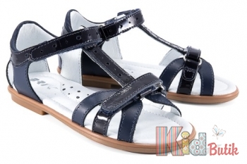 Купити Босоніжки для дівчинки з золотистим бантиком Bartek 18-36182/J36 на КідБутік Босоніжки для дівчинки з золотистим бантиком Bartek 18-36182/J36