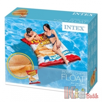 Купить Матрас-плотик надувной "КАРТОФЕЛЬНЫЕ ЧИПСЫ" ( 178X140 СМ) Intex 58776 на КидБутик Матрас-плотик надувной "КАРТОФЕЛЬНЫЕ ЧИПСЫ" ( 178X140 СМ) Intex 58776