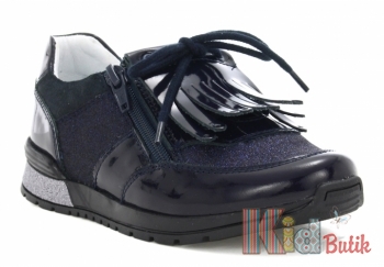 Купить Кроссовки синего цвета комбинированные для девочки Bartek 18-45695/SZ 1SB на КидБутик Кроссовки синего цвета комбинированные для девочки Bartek 18-45695/SZ 1SB