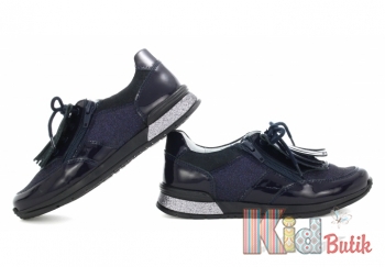 Купить Кроссовки синего цвета комбинированные для девочки Bartek 18-45695/SZ 1SB на КидБутик Кроссовки синего цвета комбинированные для девочки Bartek 18-45695/SZ 1SB