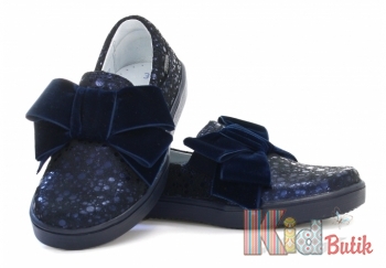 Купить Слипоны с бантом Bartek 18-45384/SZ/AOS на КидБутик Слипоны с бантом Bartek 18-45384/SZ/AOS