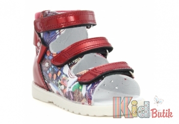 Купить Босоножки ортопедические с рисунком Bartek 18-81803/3/ST2 на КидБутик Босоножки ортопедические с рисунком Bartek 18-81803/3/ST2