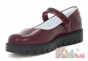 Купить Туфли бордового цвета для девочки Bartek м+р 45605/SZ/F70 на КидБутик Туфли бордового цвета для девочки Bartek м+р 45605/SZ/F70