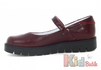 Купить Туфли бордового цвета для девочки Bartek м+р 45605/SZ/F70 на КидБутик Туфли бордового цвета для девочки Bartek м+р 45605/SZ/F70