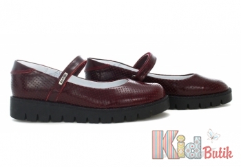 Купить Туфли бордового цвета для девочки Bartek м+р 45605/SZ/F70 на КидБутик Туфли бордового цвета для девочки Bartek м+р 45605/SZ/F70