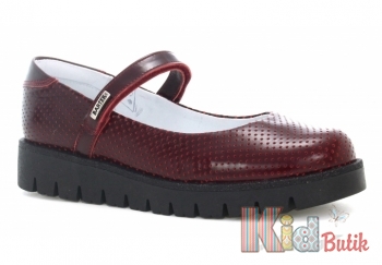 Купить Туфли бордового цвета для девочки Bartek м+р 45605/SZ/F70 на КидБутик Туфли бордового цвета для девочки Bartek м+р 45605/SZ/F70