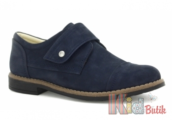 Купить Туфли синие на липучке для мальчика Bartek 18-25634/SZ/90 на КидБутик Туфли синие на липучке для мальчика Bartek 18-25634/SZ/90