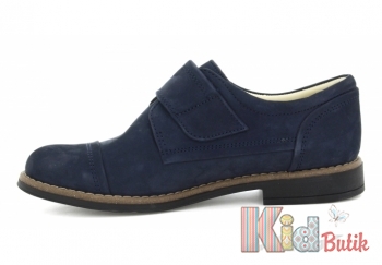 Купить Туфли синие на липучке для мальчика Bartek 18-25634/SZ/90 на КидБутик Туфли синие на липучке для мальчика Bartek 18-25634/SZ/90