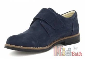 Купить Туфли синие на липучке для мальчика Bartek 18-25634/SZ/90 на КидБутик Туфли синие на липучке для мальчика Bartek 18-25634/SZ/90
