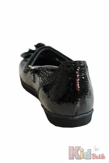 Купить Туфли для девочки черные лакированные жатые Kemal Pafi КР18-20.132/3(994чор. лак) на КидБутик Туфли для девочки черные лакированные жатые Kemal Pafi КР18-20.132/3(994чор. лак)