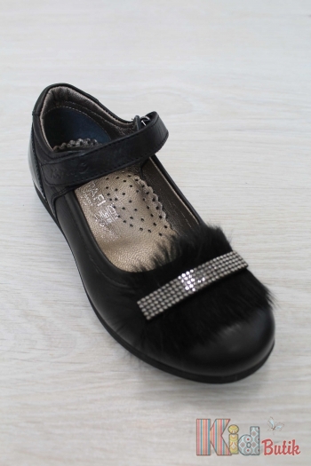 Купить Туфли для девочки черного цвета Kemal Pafi КР18-120.21210/2(01чор) на КидБутик Туфли для девочки черного цвета Kemal Pafi КР18-120.21210/2(01чор)