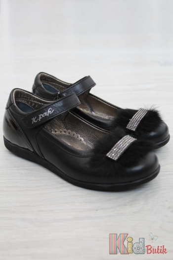Купить Туфли для девочки черного цвета Kemal Pafi КР18-120.21210/2(01чор) на КидБутик Туфли для девочки черного цвета Kemal Pafi КР18-120.21210/2(01чор)