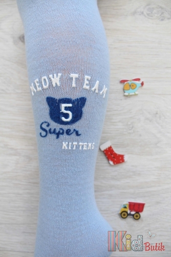 Купить Колготки однотонные "Meow Team" для мальчика 0-6 мес. Katamino К22063 на КидБутик Колготки однотонные "Meow Team" для мальчика 0-6 мес. Katamino К22063
