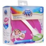 Купить Тарелка розового цвета с крышечкой и ложкой Canpol babies 31/406_ pin на КидБутик Тарелка розового цвета с крышечкой и ложкой Canpol babies 31/406_ pin