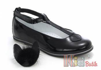 Купить Туфли для девочки черного цвета Bartek 18-48025/SZ/L3 на КидБутик Туфли для девочки черного цвета Bartek 18-48025/SZ/L3