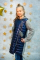 Купить Куртка комбинированная для девочки Kas Kids Кас18-34Сн на КидБутик Куртка комбинированная для девочки Kas Kids Кас18-34Сн - фото 2