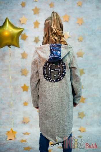 Купить Куртка комбинированная для девочки Kas Kids Кас18-34Сн на КидБутик Куртка комбинированная для девочки Kas Kids Кас18-34Сн